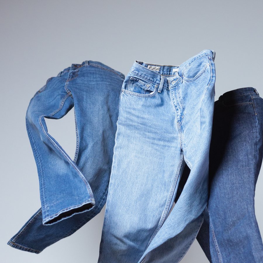 Relaxed denim jeans