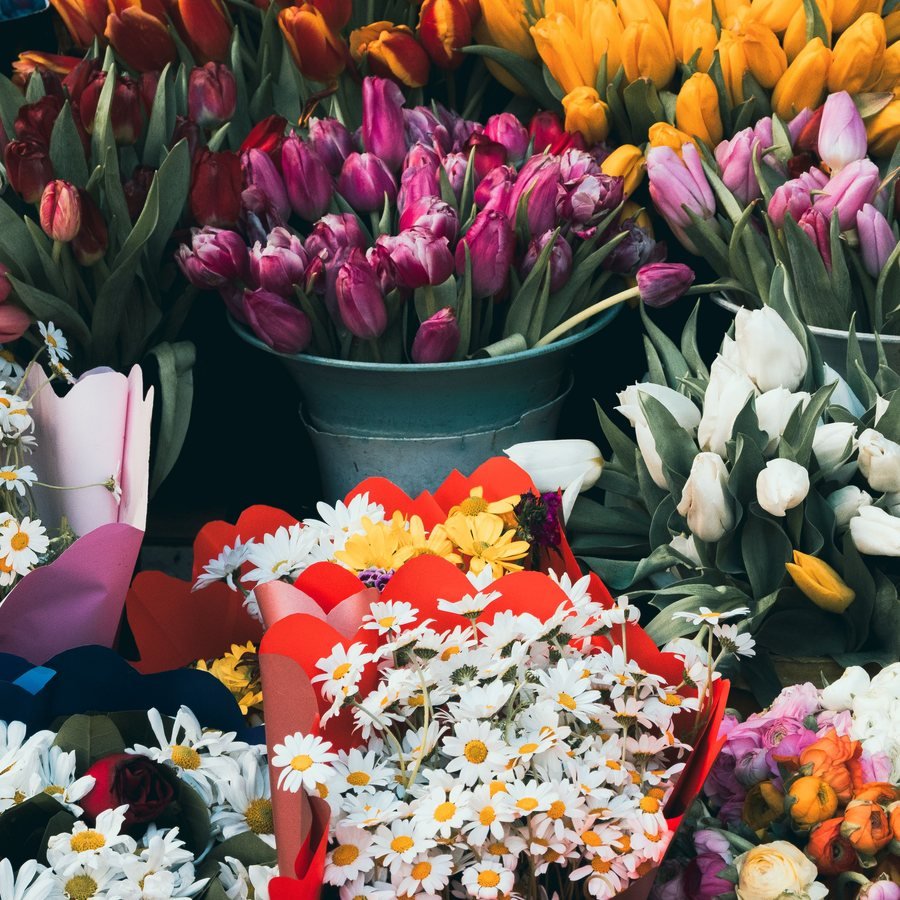 Color mix bouquet