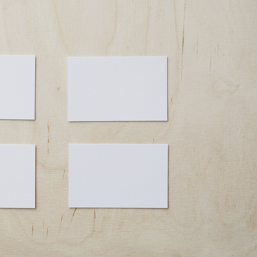 Blank card pack