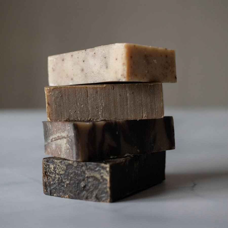 Handmade soap stack