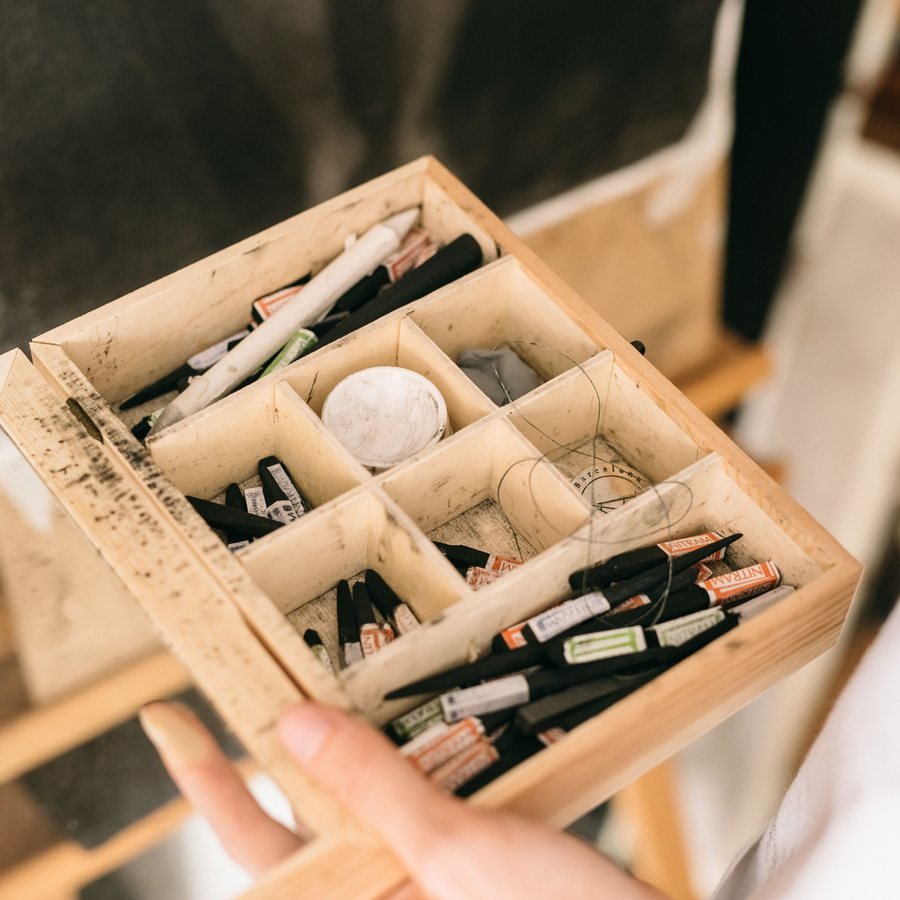 Drawing charcoal set