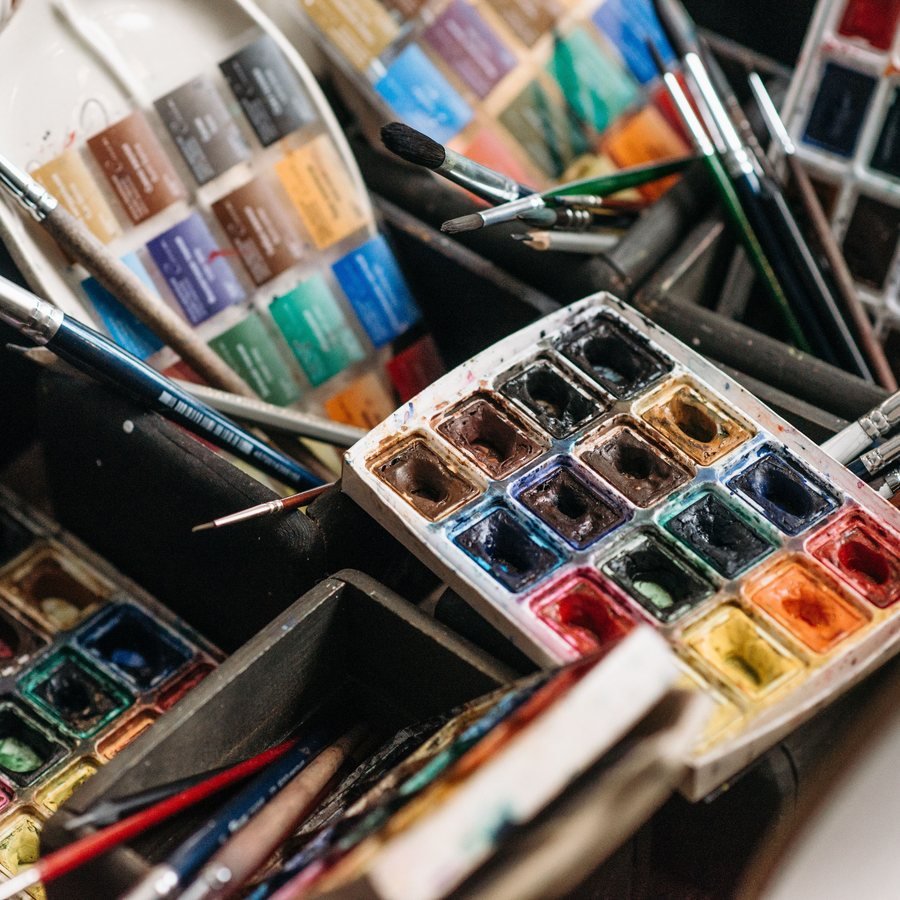 Watercolor palette