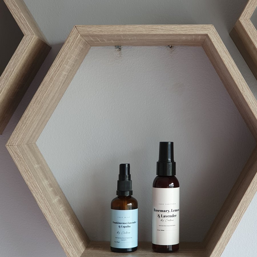 Minimal shelf bottles