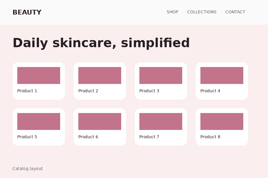 Beauty & cosmetics — Beauty katalog