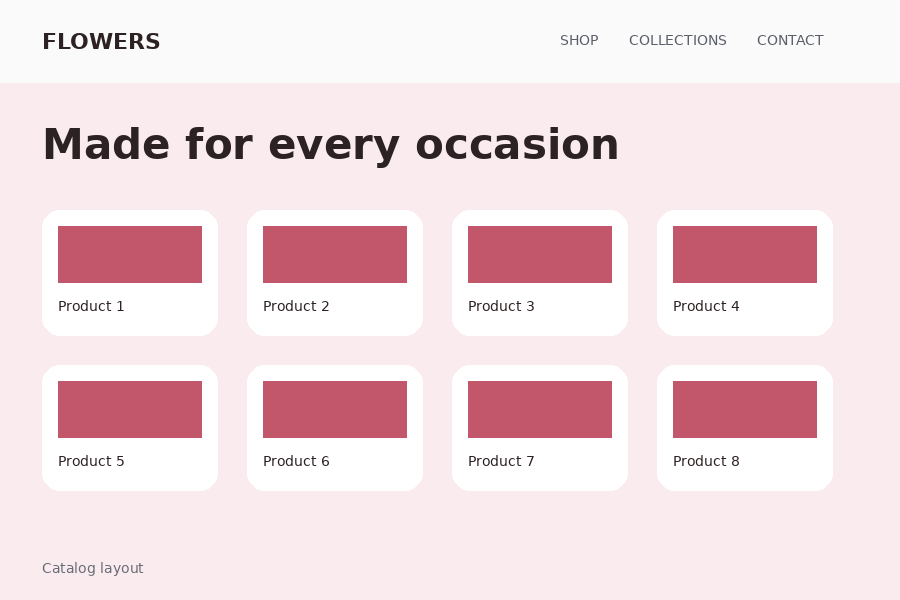 Flowers & gifts — Quick catalog