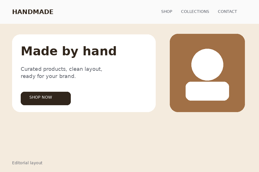 Handmade — Artisan story