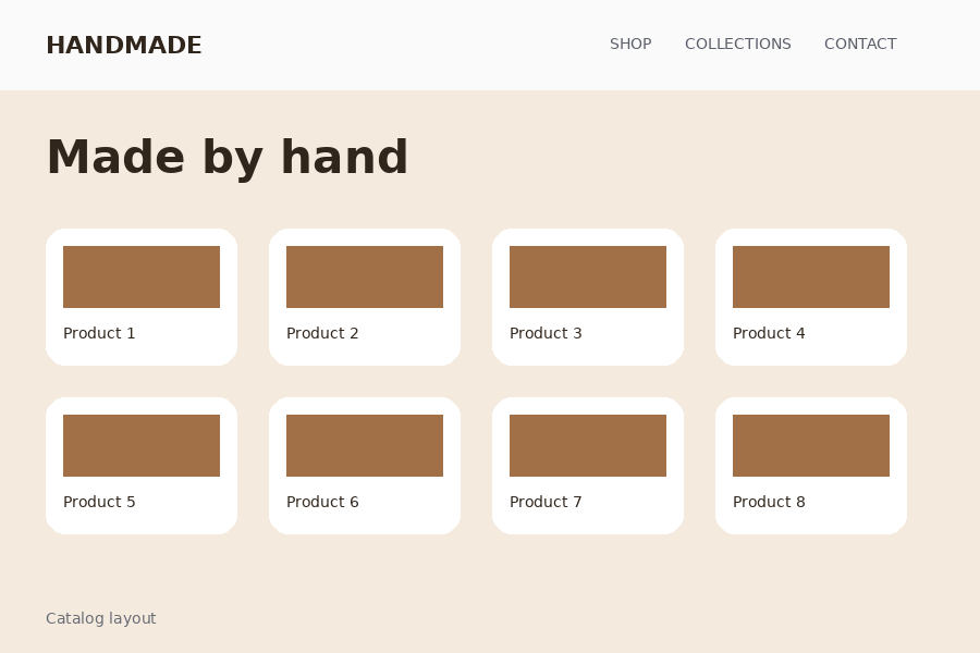 Handmade — Maker catalog