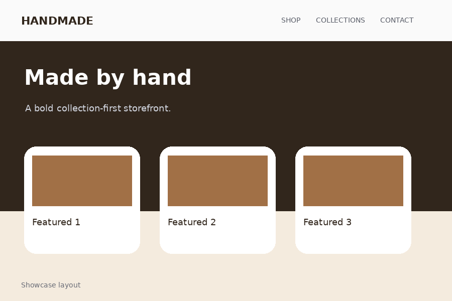 Handmade — Studio showcase