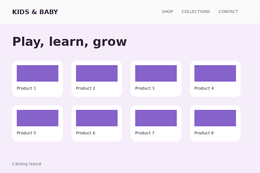 Kids & baby — Learn & play