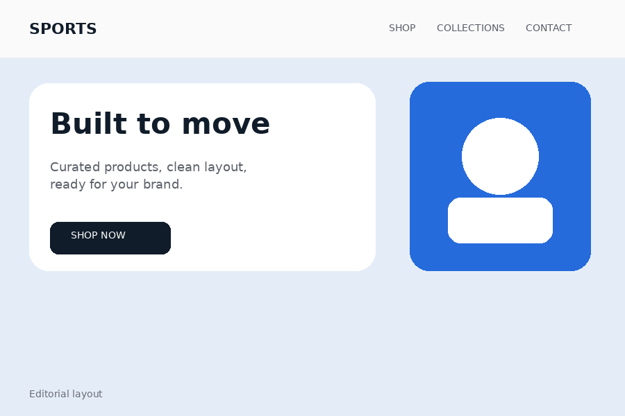Sports & fitness — Active hero